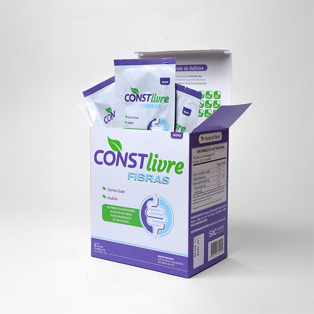 Constlivre Fibras Caixa C/30 Sachês em Oferta na Shopee