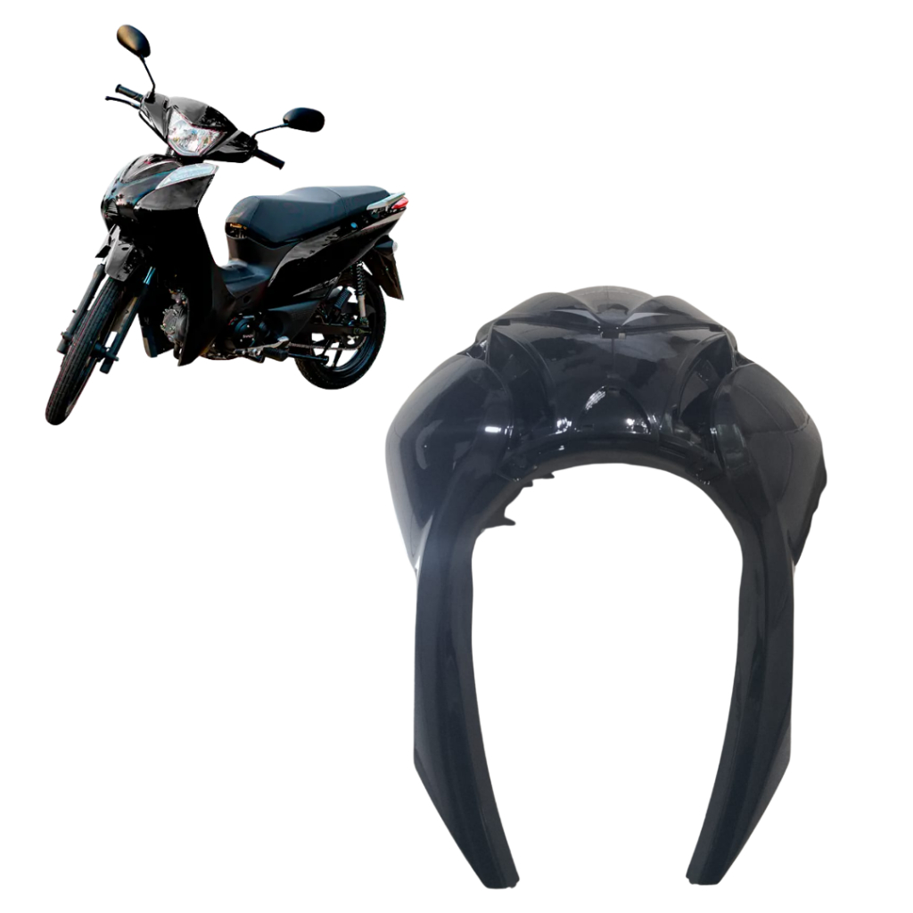 Carenagem Frontal Bico Shineray Jet 50 S 125 Ss Original Preto com Marrom