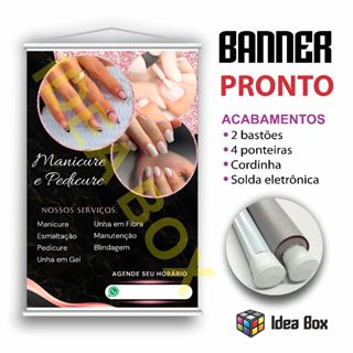 Banner MANICURE E PEDICURE Super Promoção (cod 252) em Oferta na Shopee