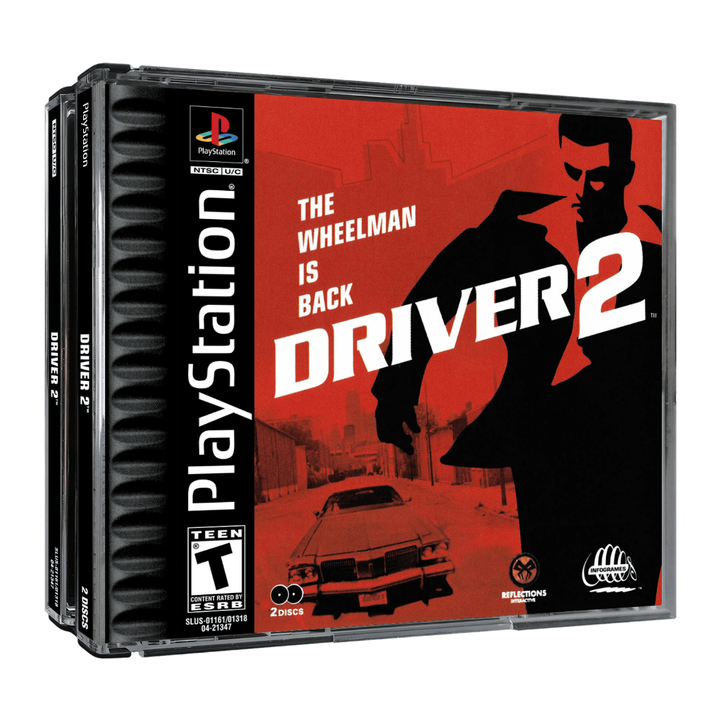 Driver 2  Ps1 Disco Duplo - Mídia Física