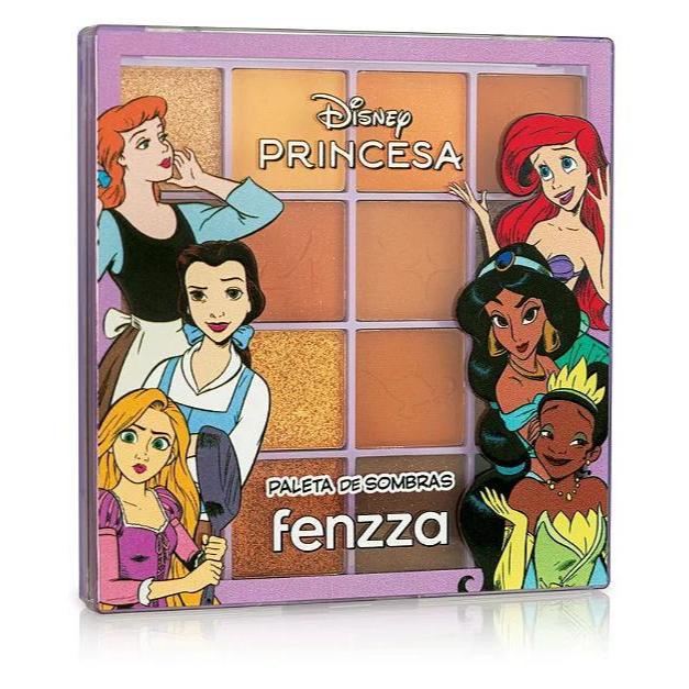 Paleta de Sombras 16 Cores - Princesas Disney - fenzza