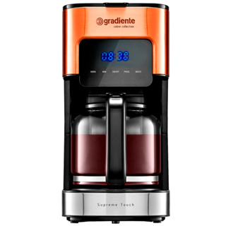 Cafeteira Digital Gradiente Programável Supreme Touch 800w Cor Prata E Cobre em Oferta na Shopee