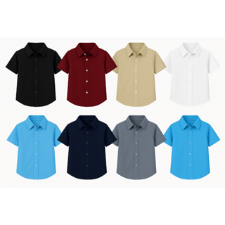 Super Kit 3 Peças Camisa Social Infantil Manga Curta em Oferta na Shopee