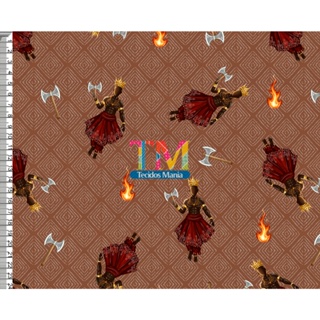 Tecido OXFORD estampado digital - Orixás em Oferta na Shopee