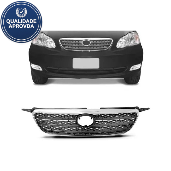 Grade Central Corolla Xei 2005 A 2008 Colmeia Com Friso