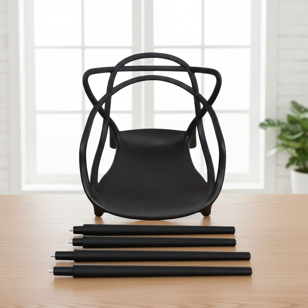 Cadeira Allegra Desmontável Empilhável Sala Cozinha Jantar Varanda Jardim Quintal La Mobilia