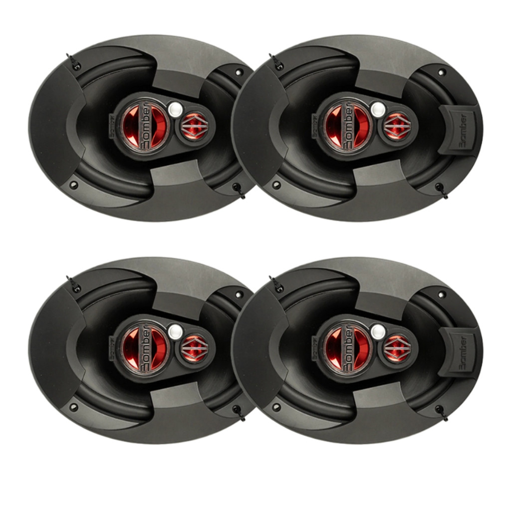 Kit 4 alto falantes bomber 6x9 BBR 300W RMS em Oferta na Shopee