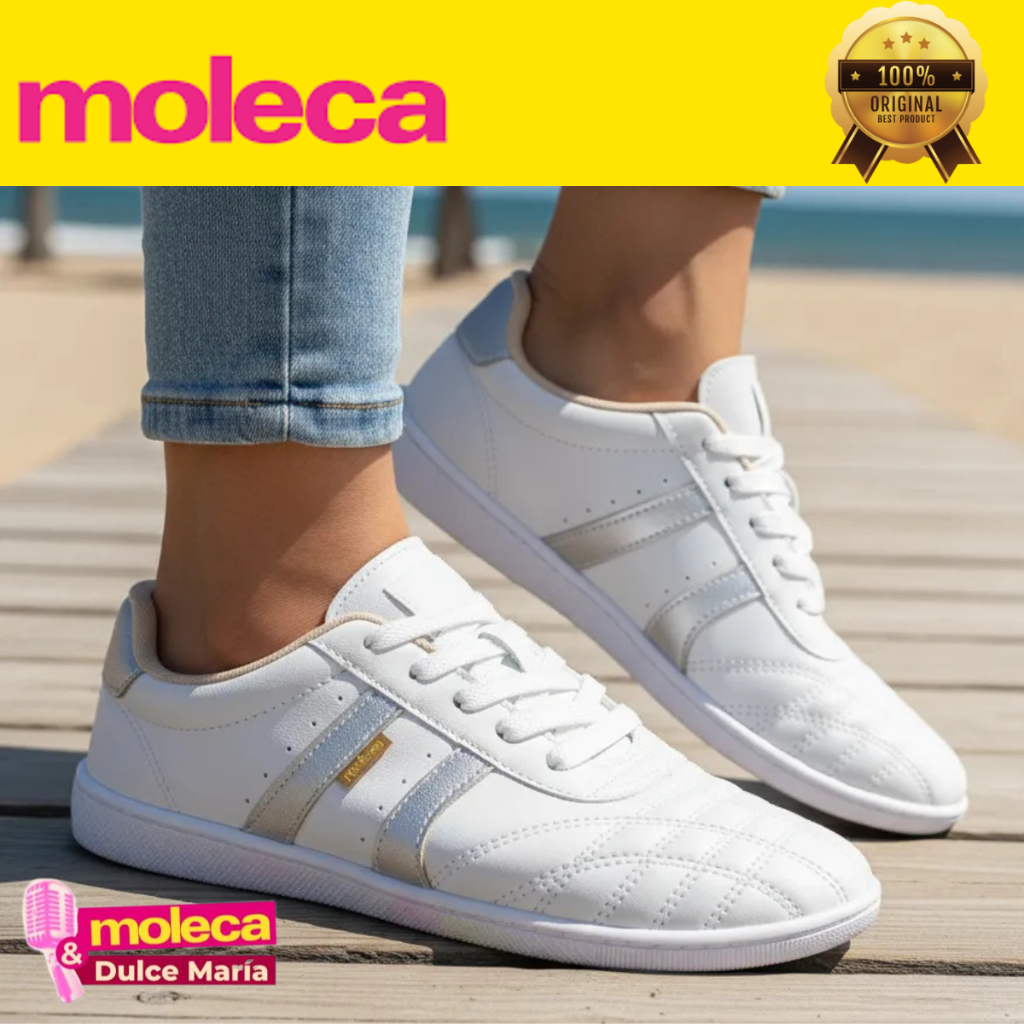 Tênis Feminino Moleca Flat Sem Salto Casual Leve Confortável e Macio para o Dia a Dia Original
