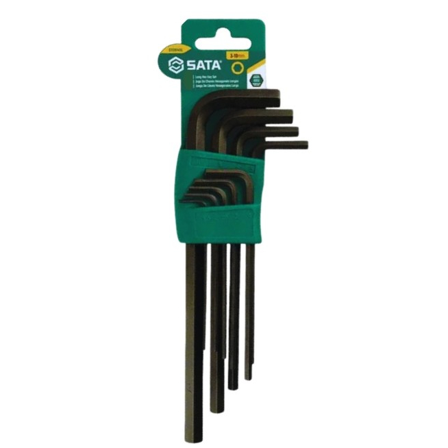 JOGO CHAVE ALLEN HEXAGONAL 4 A 14MM SATA ST09130L