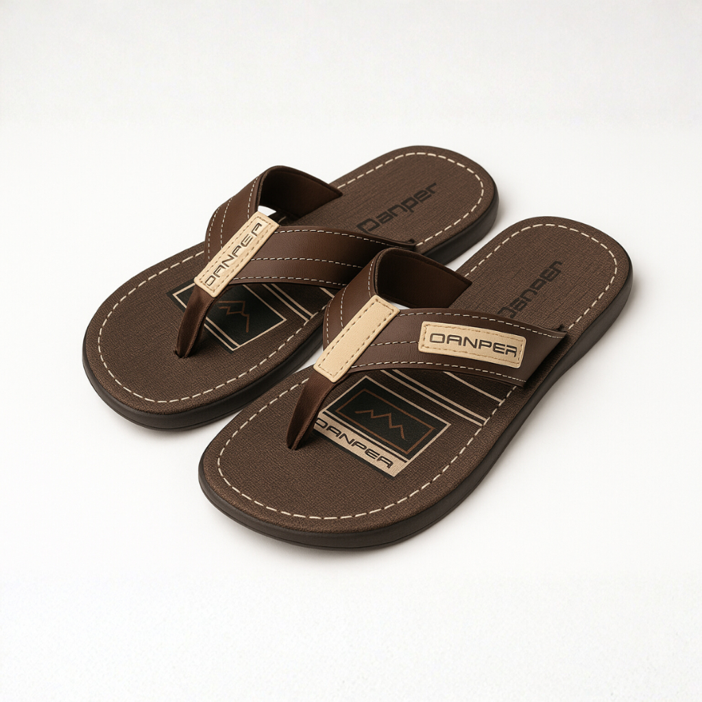 Chinelo Sandália Confortável Casual Macio Masculino Ortopédico Antiderrapante Resistente Danper