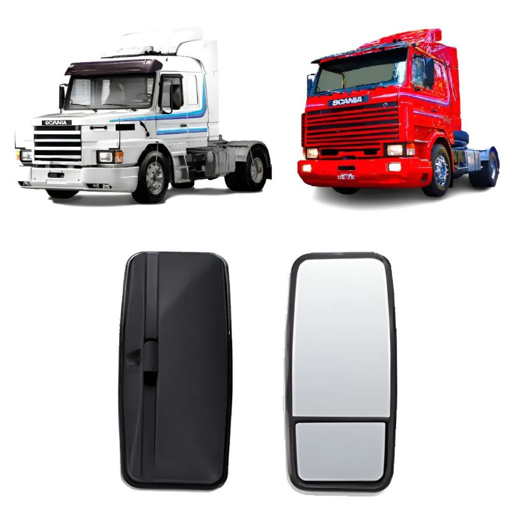 Espelho Retrovisor Bifocal Scania T R 112 113 142 143