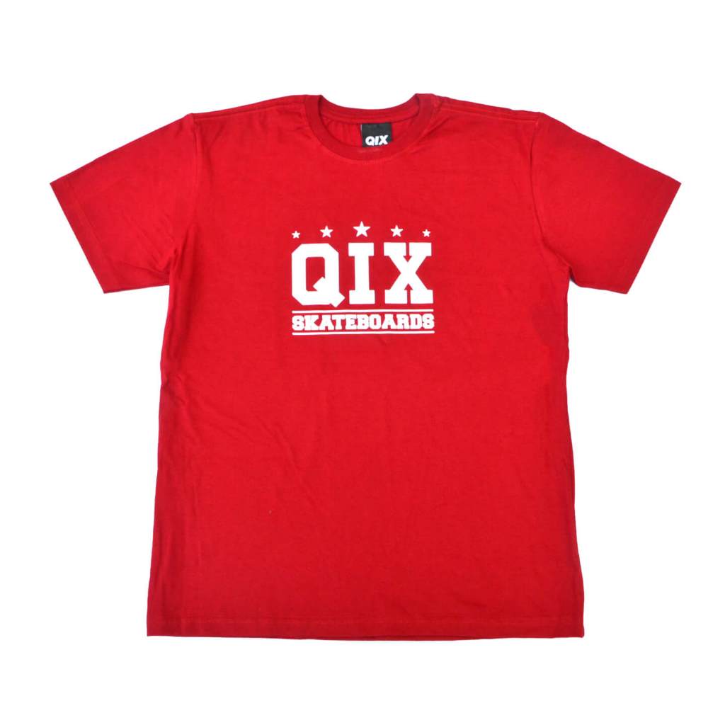 Camiseta Qix International Stars Original Algodão Skate Estrelas Manga Curta Plus Macia