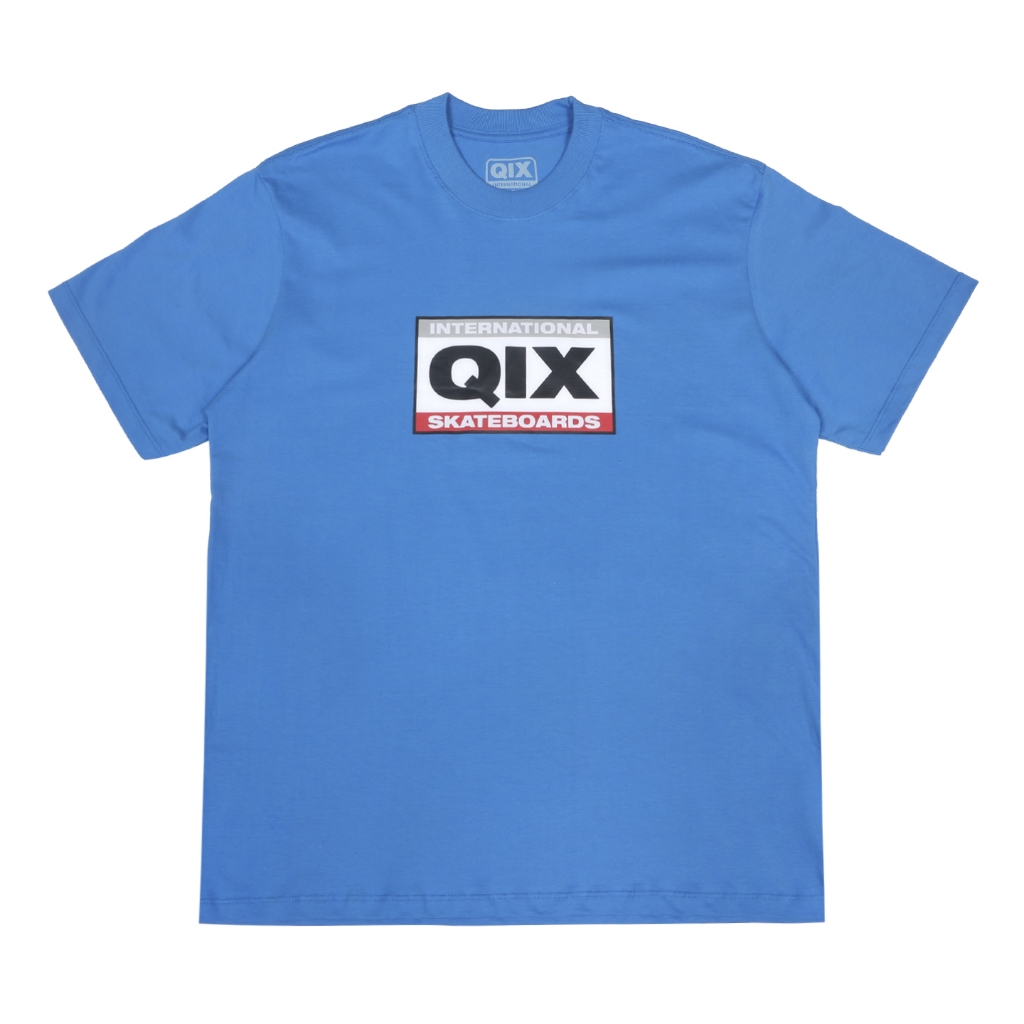 Imagem Camiseta Qix International Skateboards Square Original Algodão Skatista Manga Curta Plus Size