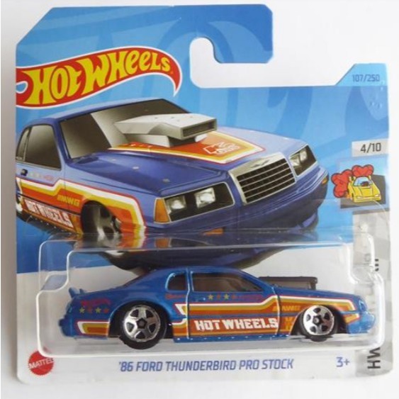Carrinho Hot Wheels: 1986 FORD THUNDERBIRD PRO STOCK - 2023  HKH32