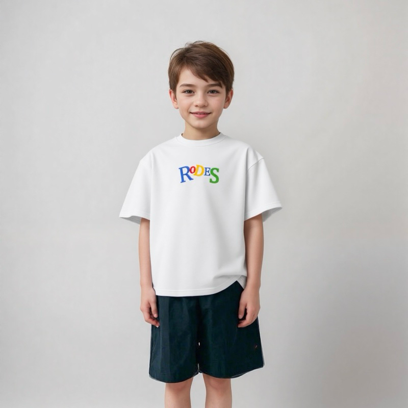 RODES KIDS Camiseta Oversized Colors Infantil Streetwear Premium