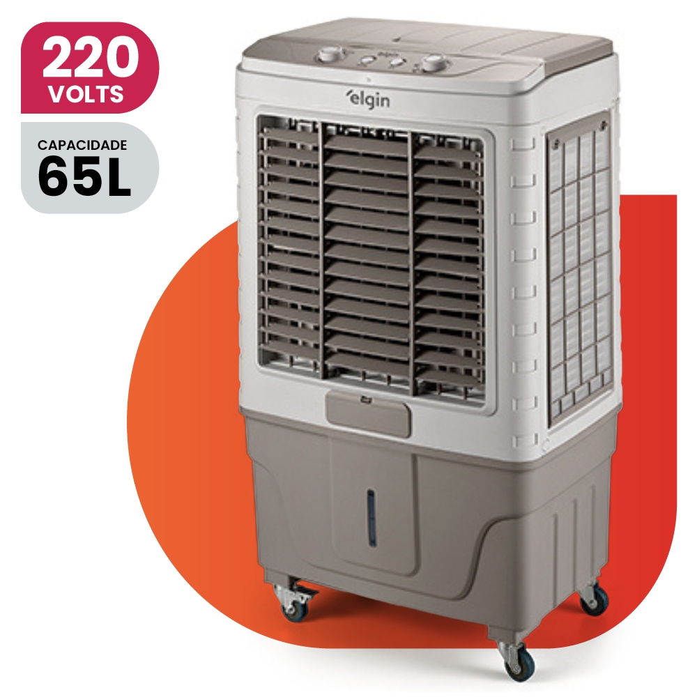 Climatizador Portátil Elgin Big Air 65L 220V 3 em 1 Ventila Ioniza e Climatiza em Oferta na Shopee
