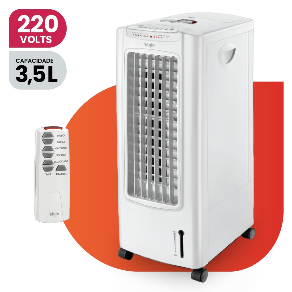 Climatizador de ar portátil silencioso elgin FCE 75br 7,5l 60w 220v com controle remoto em Oferta na Shopee