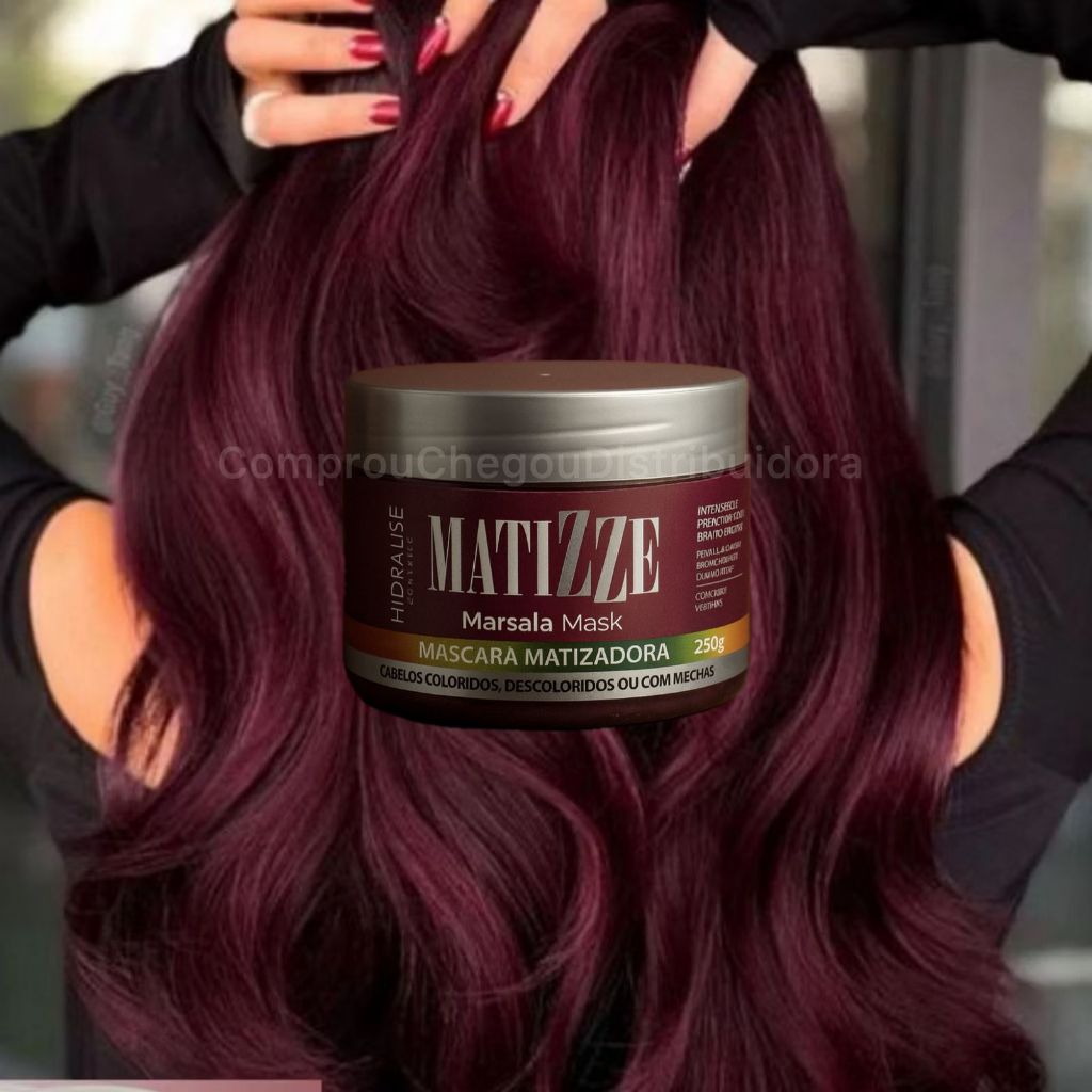 Máscara tonalizante SEM Amônia marsala Nova Formula Rende 3x Mais MATIZZE MARSALA em Oferta na Shopee