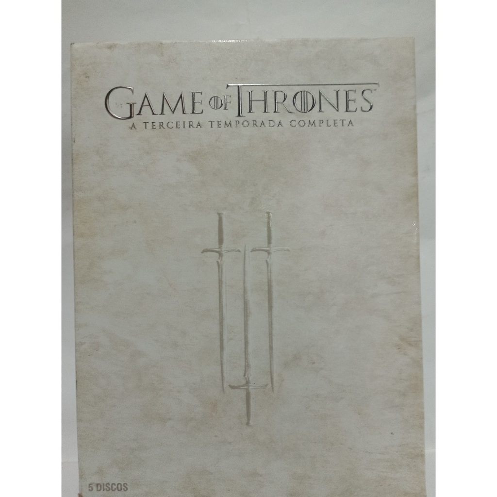 DVD Compre 3 Ganhe 1/Game of Thrones A Terceira Temporada Completa /Ler Descrição