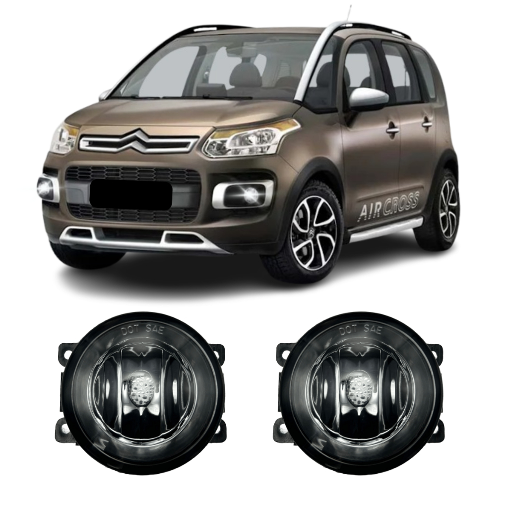 Par Farol De Milha Neblina Citroen Aircross 2010 2011 2012 2013 2014 2015 em Oferta na Shopee