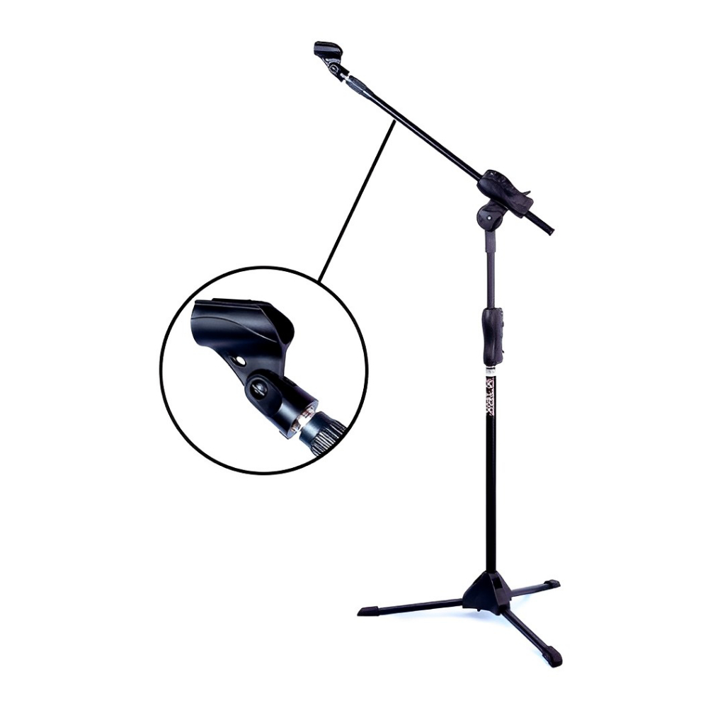 Pedestal Suporte Para Microfone Ibox Estante Girafa Com Regulagem de Altura em Oferta na Shopee