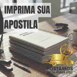 Impressão de Apostilas de 100 Até 500 páginas + 1 Encadernação P&B