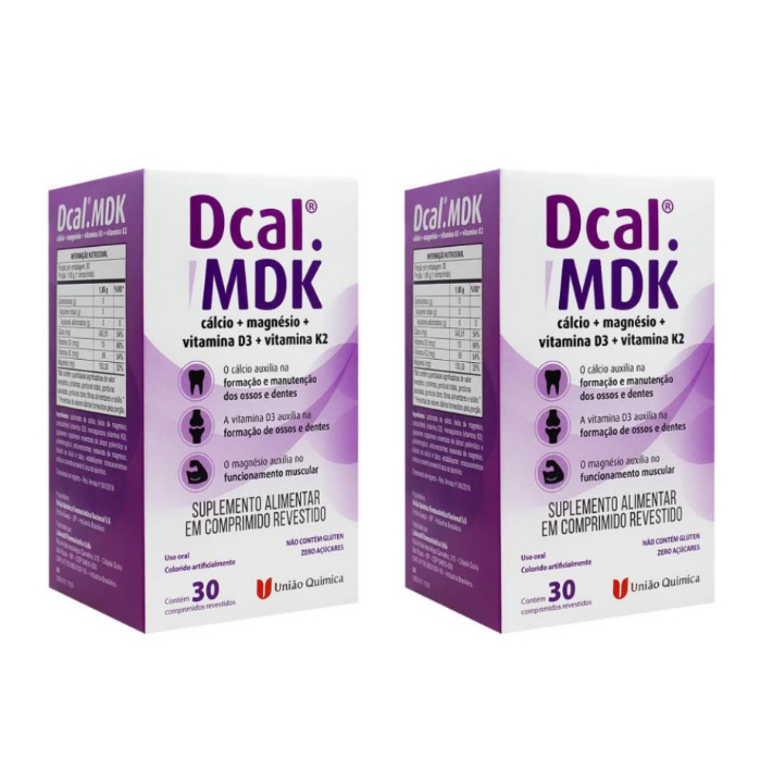 Suplemento Alimentar Dcal MDK 30 Comprimidos Revestidos em Oferta na Shopee