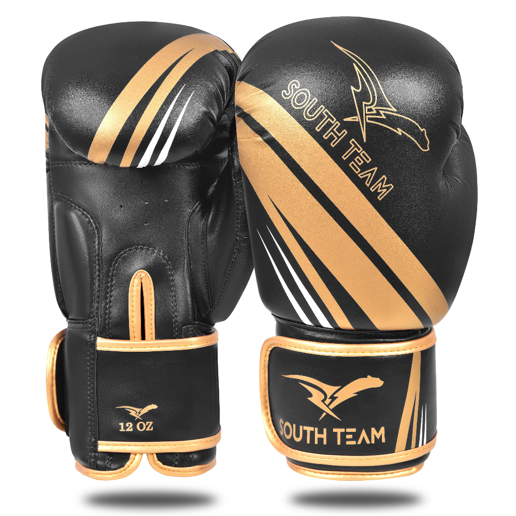 Luva de Boxe Profissional Pro10 South Team Treino Muay Thai Kickboxing