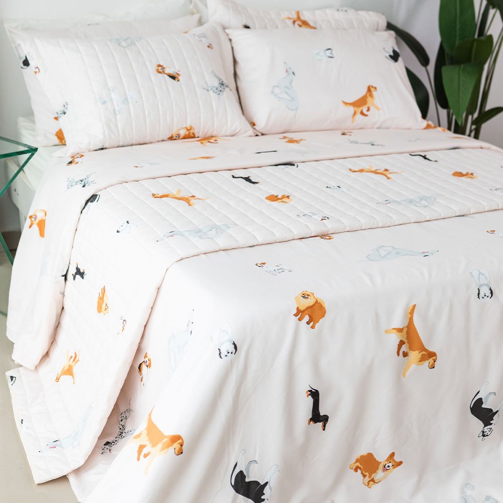 Jogo De Cama Casal Padrão Queen E Solteiro Lençol 4 Peças E 3 Peças 200 Fios 100% Poliéster