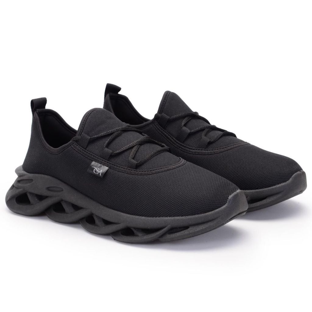 Tênis para Corrida Masculino Esportivo Leve Confortável Sola Trança Barato Original - Miniatura 2