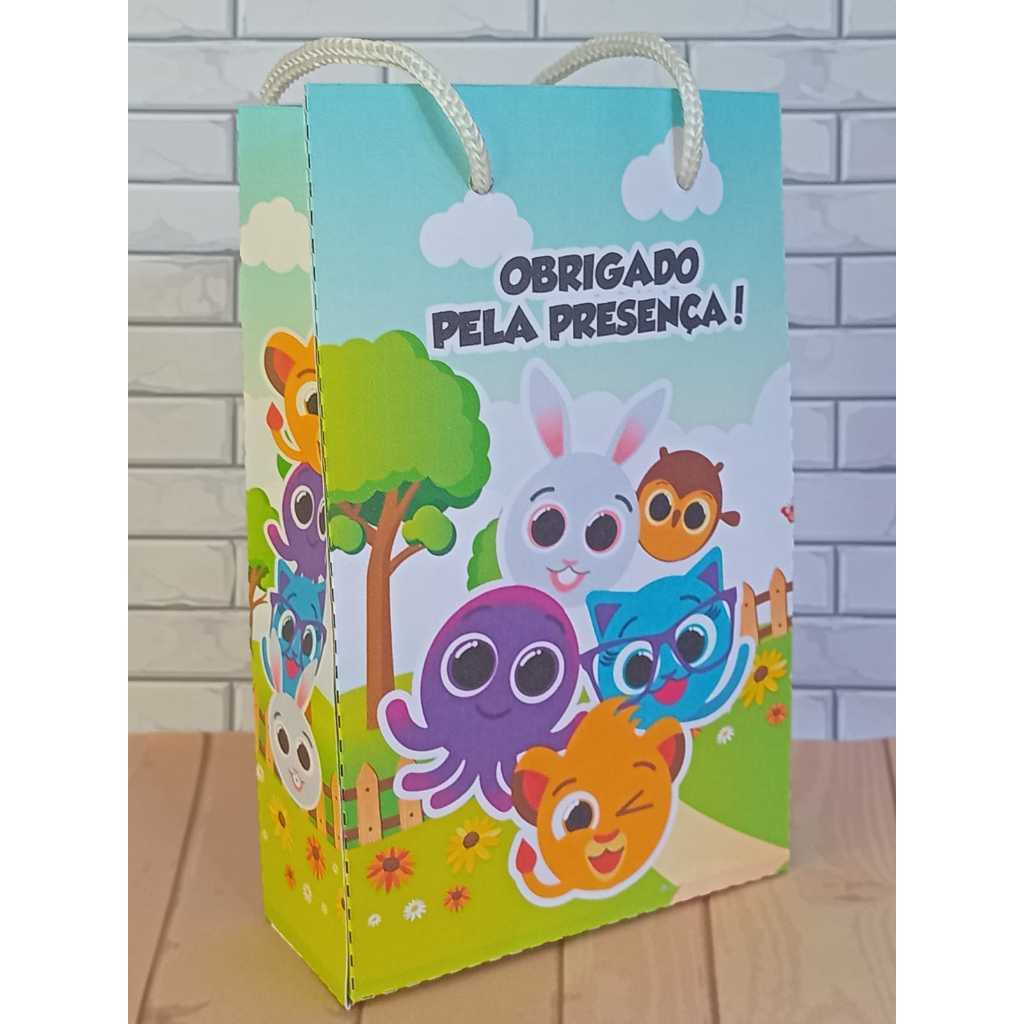 Sacolinha Surpresa Personalizada Lembrancinha Bolofofo PEGUE E MONTE