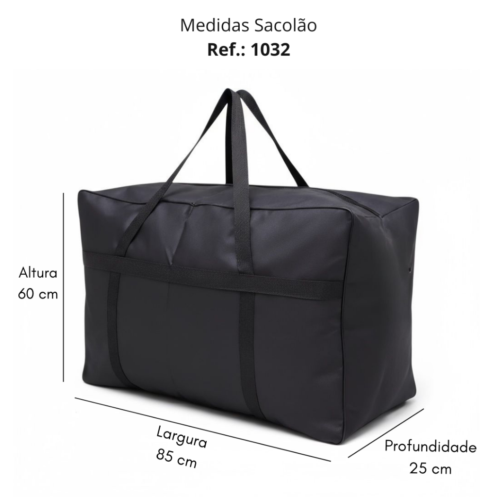 Sacolão/bolsa/sacola EXTRA GG para viagens, compras e mudança