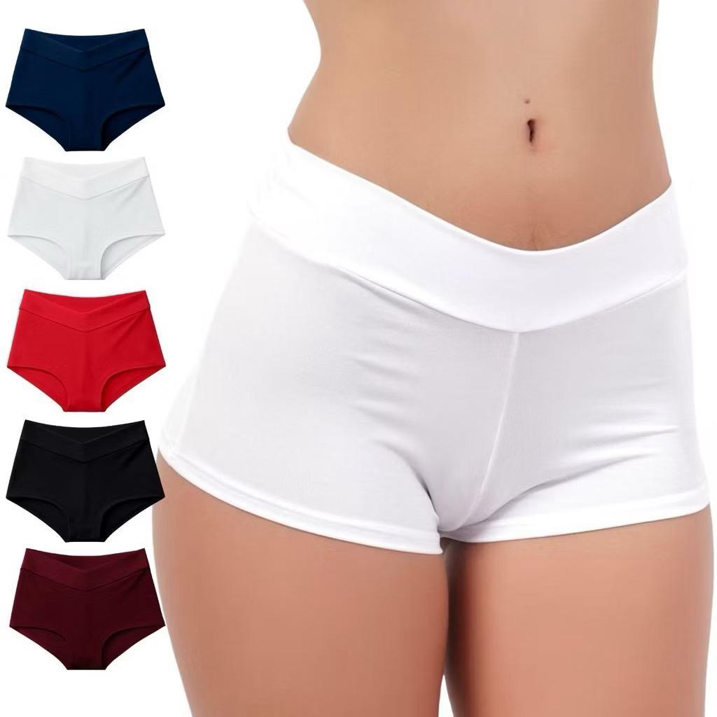 Kit 8 Shortinhos Cueca Boxer Feminina Anágua Microfibra Conforto Com Forro de Algodão