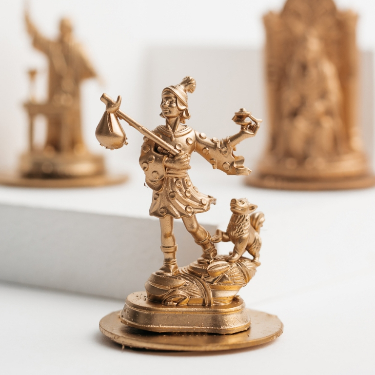 Miniatura Colecionável 22 Arcanos Maiores do Tarô Resina 4 cm