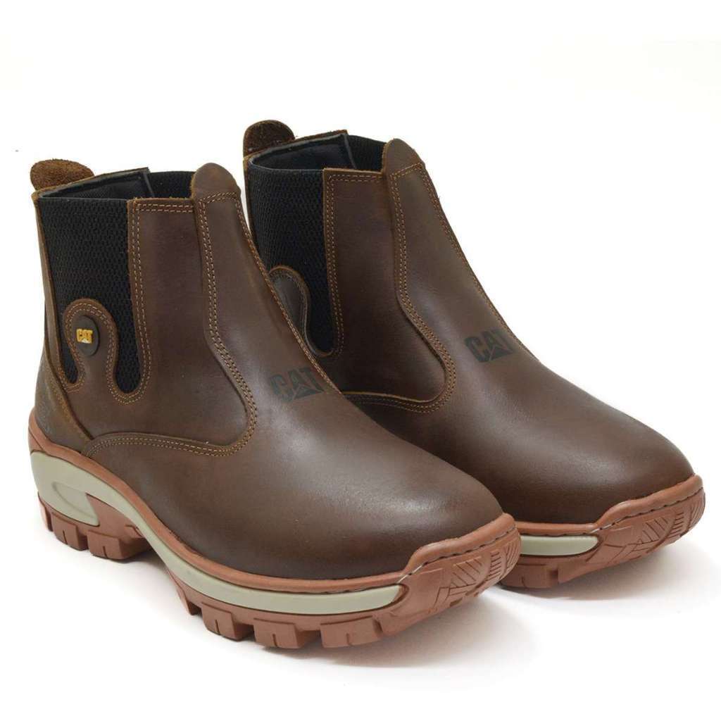 Butina tratorada caterpiller 03 em couro em Oferta na Shopee