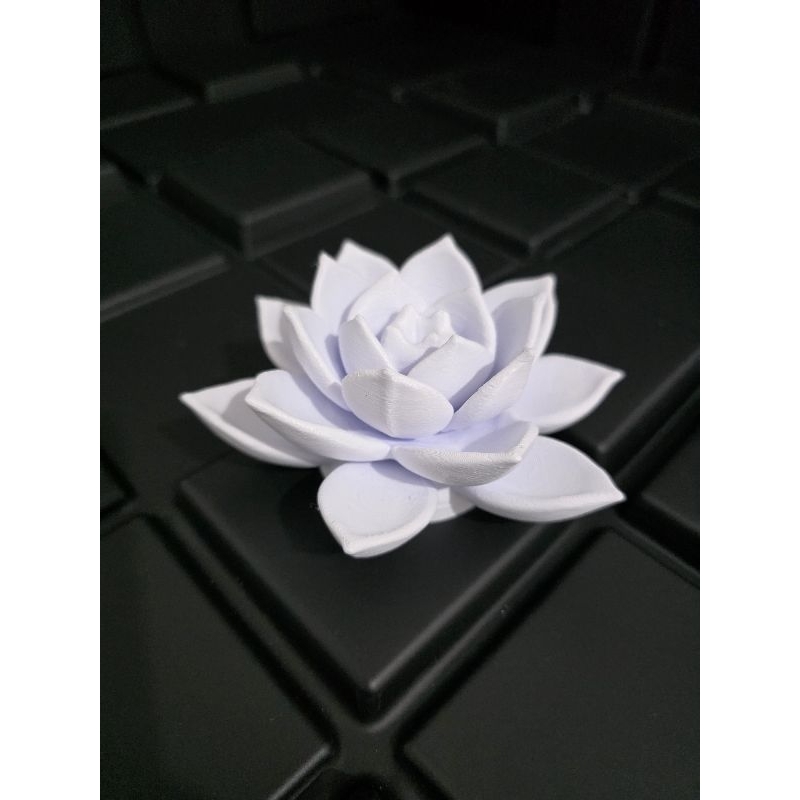 Imagem Escultura decorativa - Zen - Lótus - Impressão 3D - Acabamento Premium