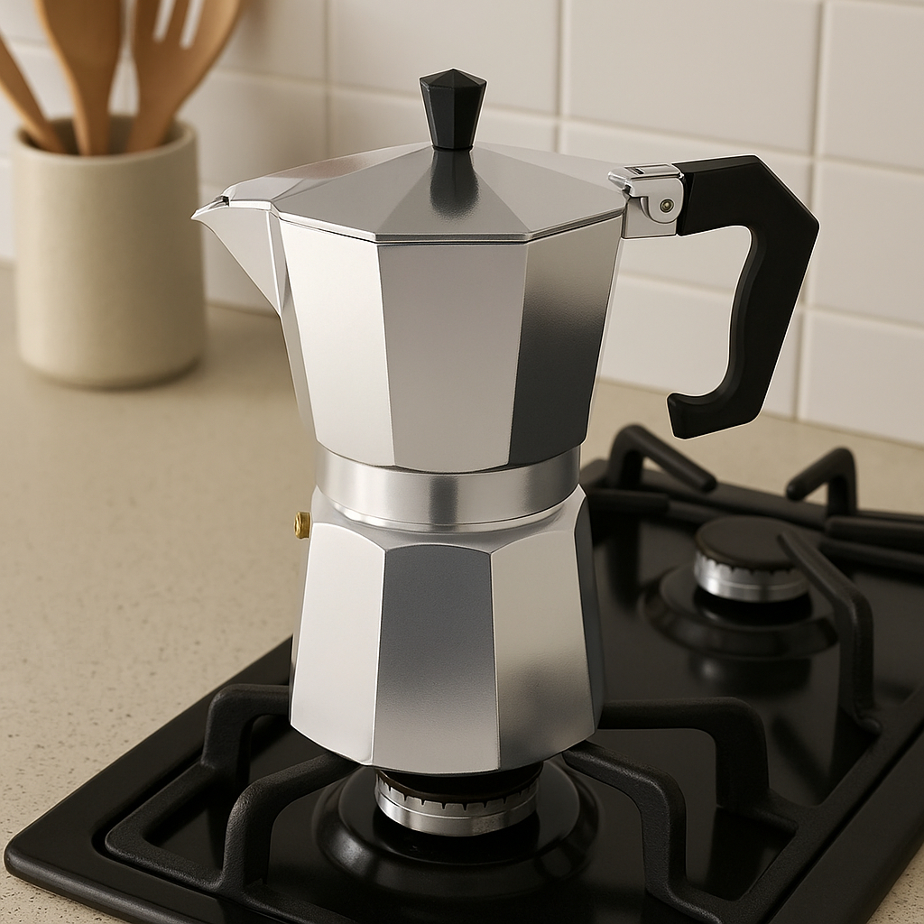 Cafeteira Italiana Inox Moka 450ml 9 Xícaras Café Expresso