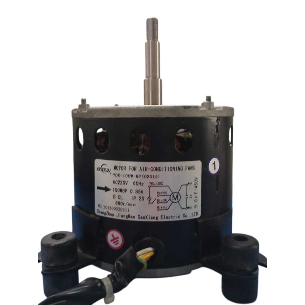 Motor Ventilador da Evaporadora Elgin Cassete 24000/48000 Btus YDK-100W-8P (02015) KBFI240002