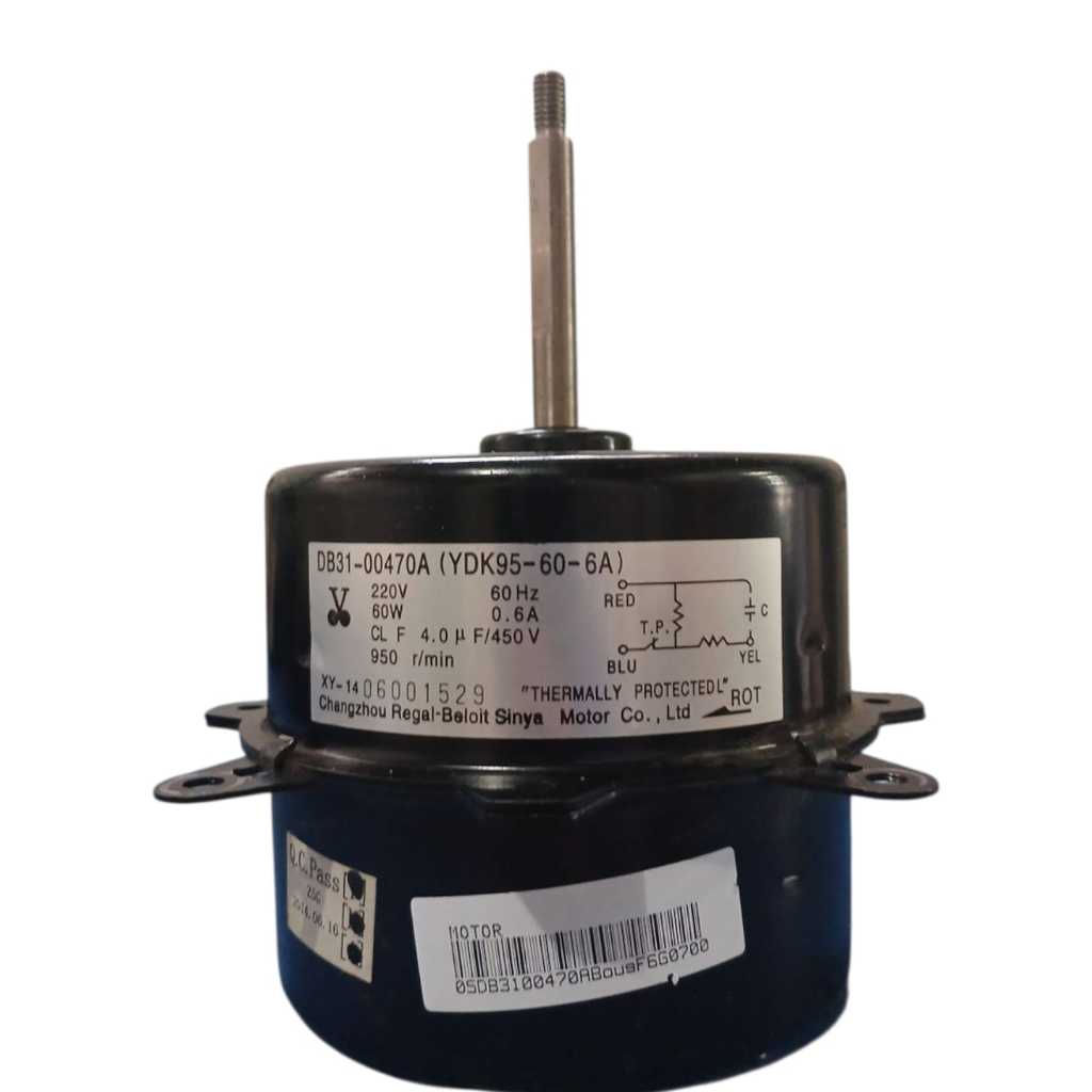 Motor Ventilador da Condensadora Samsung DB31-00470A (YDK95-60-6A) AQ24ESBTNXAZ ORIGINAL