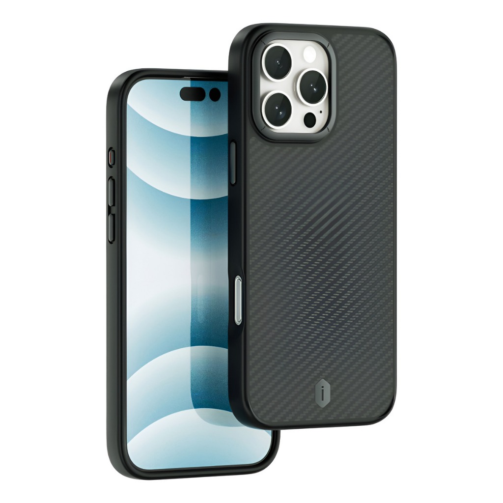 Capa Case Defender Ultra Kevlar Magsafe Iphone 16 Pro Max Preto Defense Ultra Kevlar