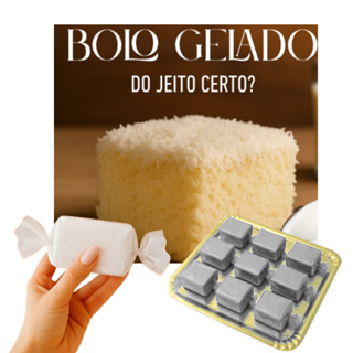 Embalagem Para Bolo Gelado Plastico+alumínio 20x22 Renda Branca 100 Unidades em Oferta na Shopee