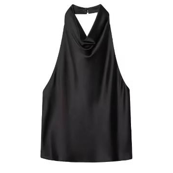 Blusa  frente única cetim de qualidade feminina , rosa, preta, amarela, marrom, roxo lavanda, azul.