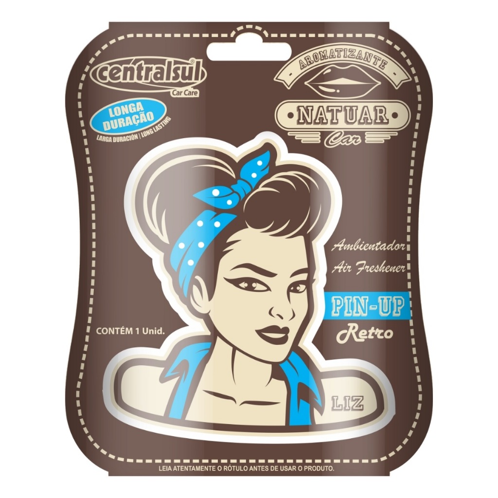 AROMATIZANTE MINIATURA LIZ PIN-UP CENTRALSUL RETRÔ — imagem 2 de 2