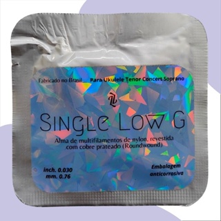 corda low G single para ukulele ( somente a corda G grave) em Oferta na Shopee