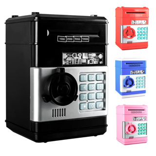 Mini Cofre Digital Abre Automático Eletrônico Nota Moeda Infantil em Oferta na Shopee