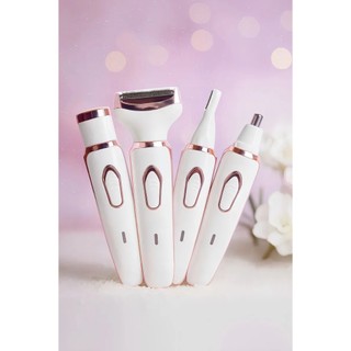 Depilador elétrico feminino 4 em 1  depilador a laser depilador de nariz laser depilação tira pelo caneta depiladora