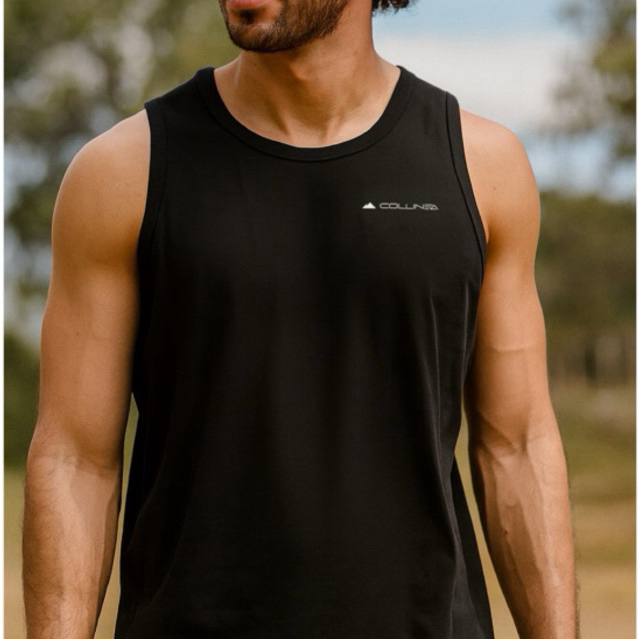 Regata Masculina Camiseta Dry fit ideal para treinos academia musculação praia com proteção solar