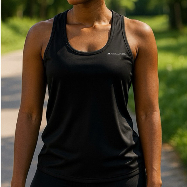 Camiseta Regata feminina Dry fit para academia treino musculação praia Collinea