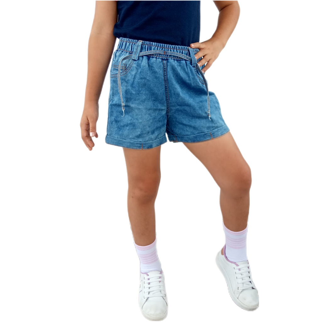 Shorts Jeans Infantil Menina