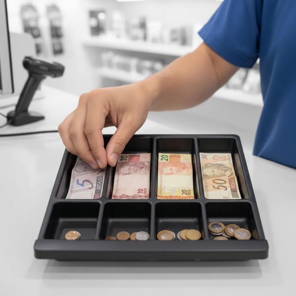 Bandeja de Dinheiro Niqueleira Gaveta porta notas em Oferta na Shopee